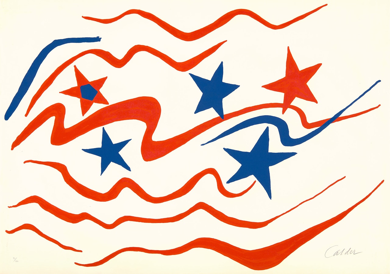 Stars and Stripes, from Flying Colors Collection by Alexander Calder