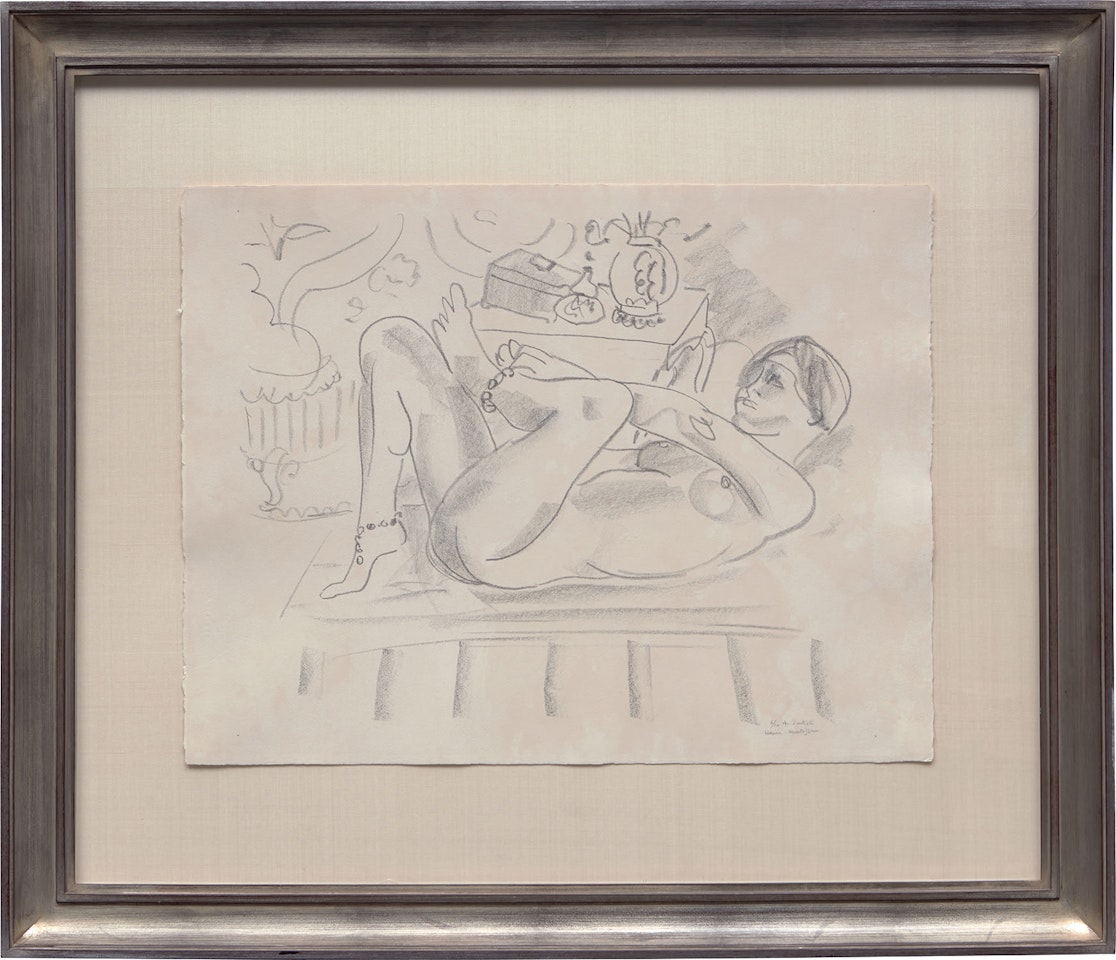 Nu, odalisque au coffret (Nude, Odalisque in a Box) (D. 498) by Henri Matisse