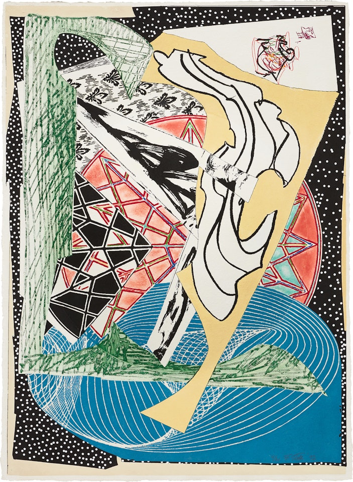 Jonah Historically Regarded, from Moby Dick Domes (A. 210) by Frank Stella