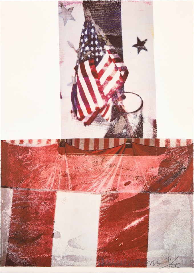 Edward Kennedy Campaign by Robert Rauschenberg