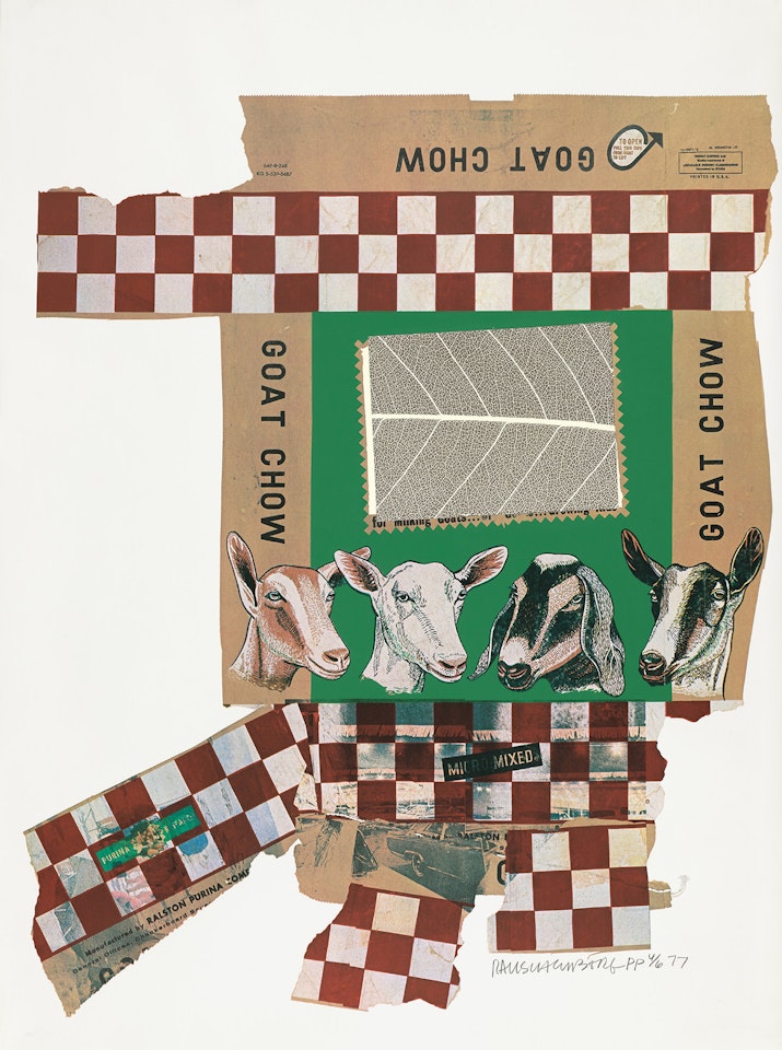 Goat Chow, from Chow Bags by Robert Rauschenberg