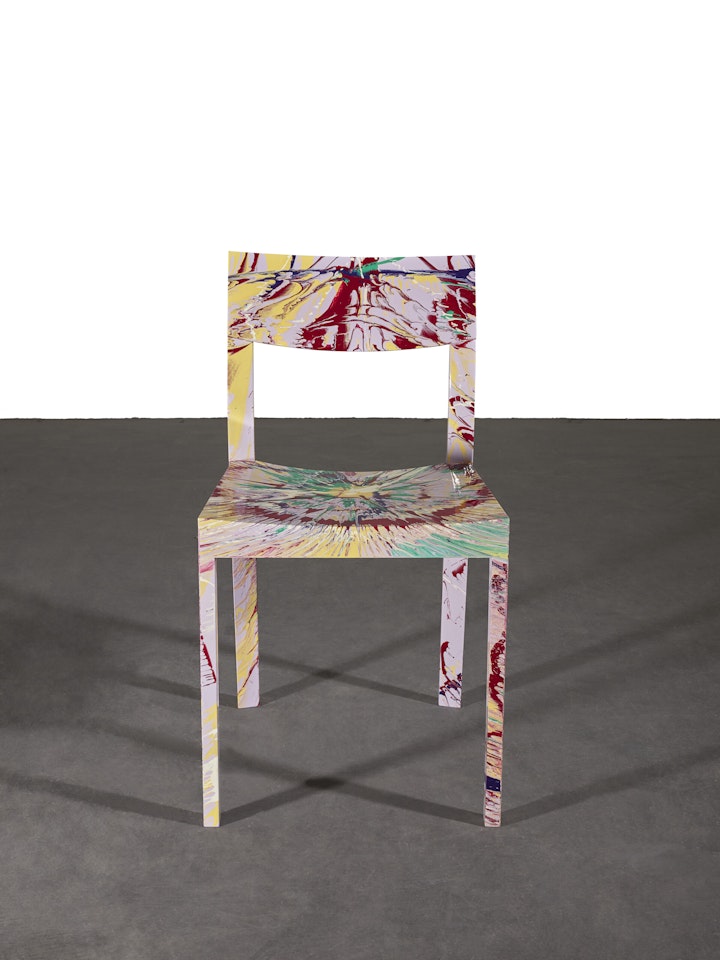 Beautiful Crazy Cuckoo Spin Chair by Damien Hirst