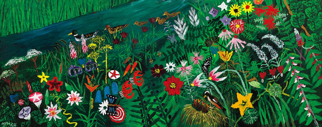 Summer Brook by Kim Chong Hak