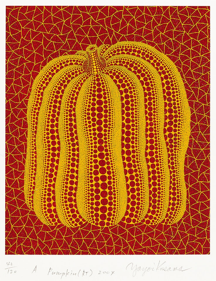 A Pumpkin (RT) by Yayoi Kusama