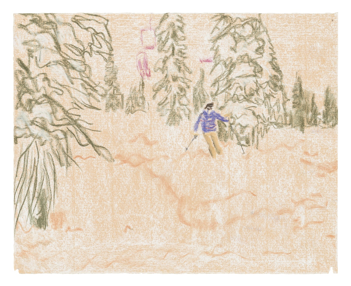 Study for Winterpark by Peter Doig