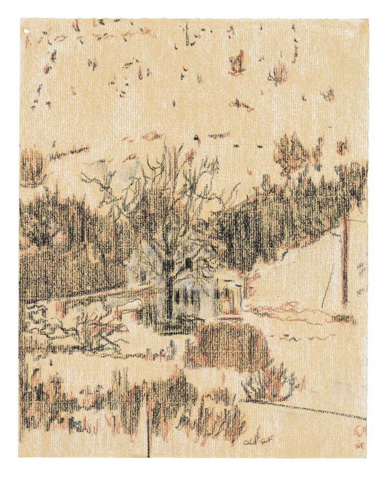 House at Iron Hill by Peter Doig
