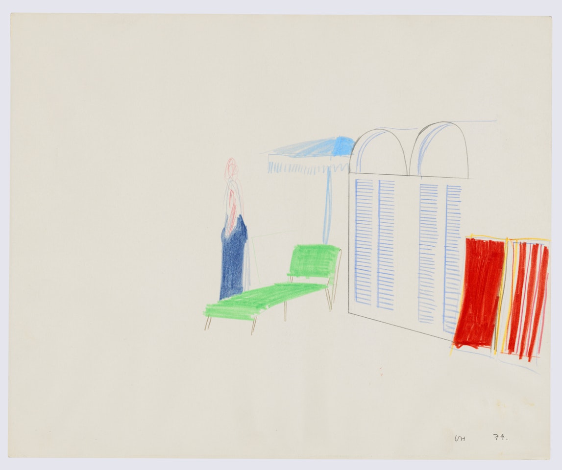 Poolside by David Hockney