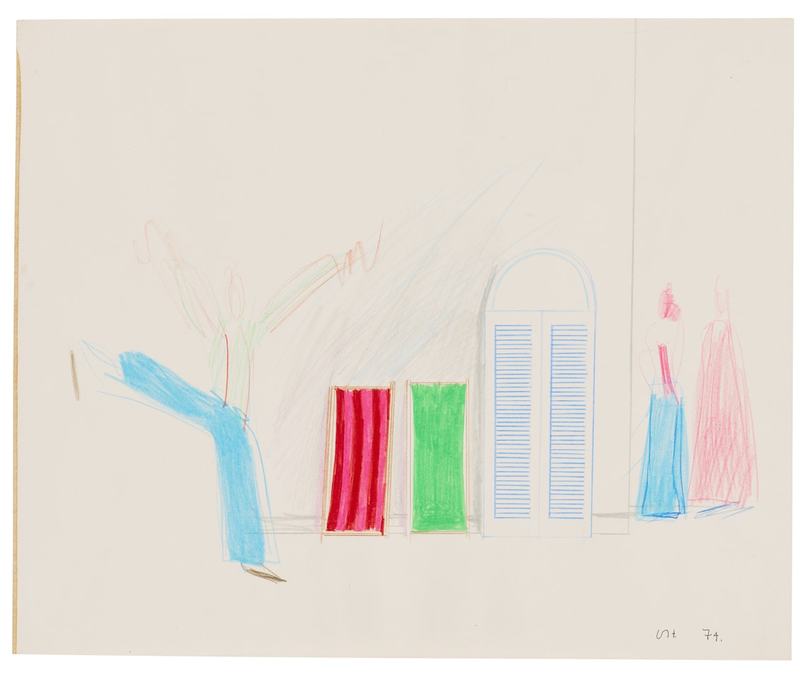 Poolside by David Hockney