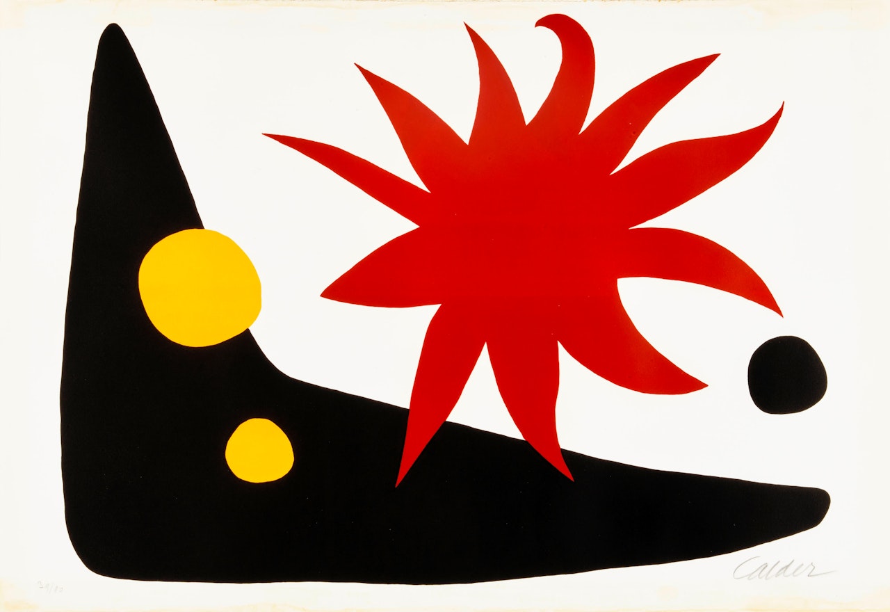 Red Sun (Soleil Rouge) by Alexander Calder