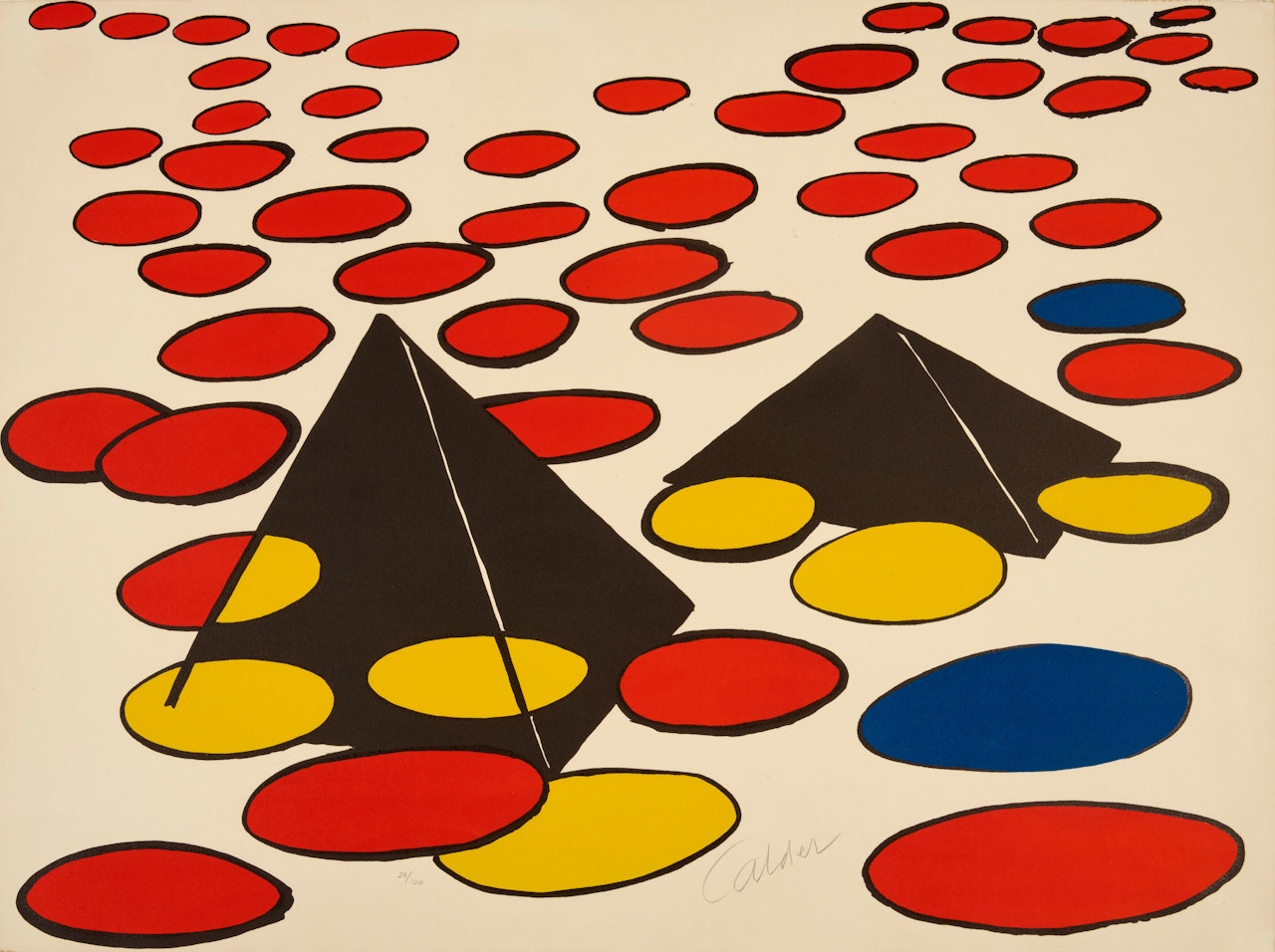 Black Pyramids by Alexander Calder