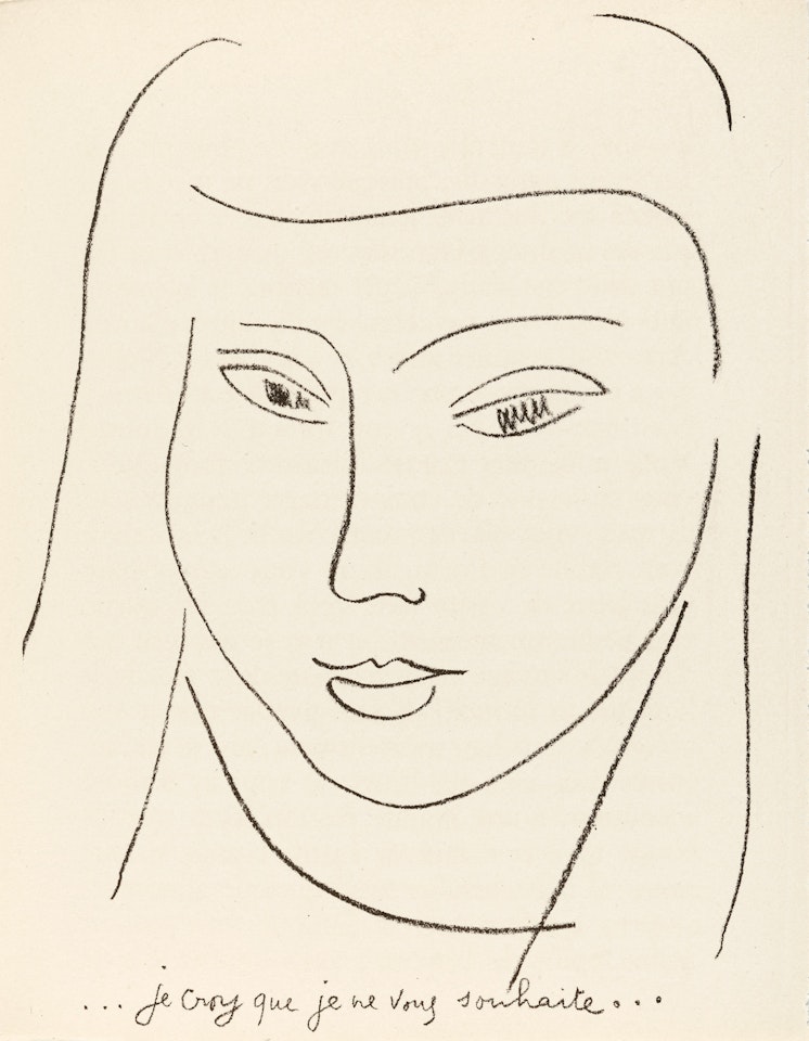 Les Lettres Portugaises, by Marianna Alcaforado, deluxe edition with extra suite by Henri Matisse