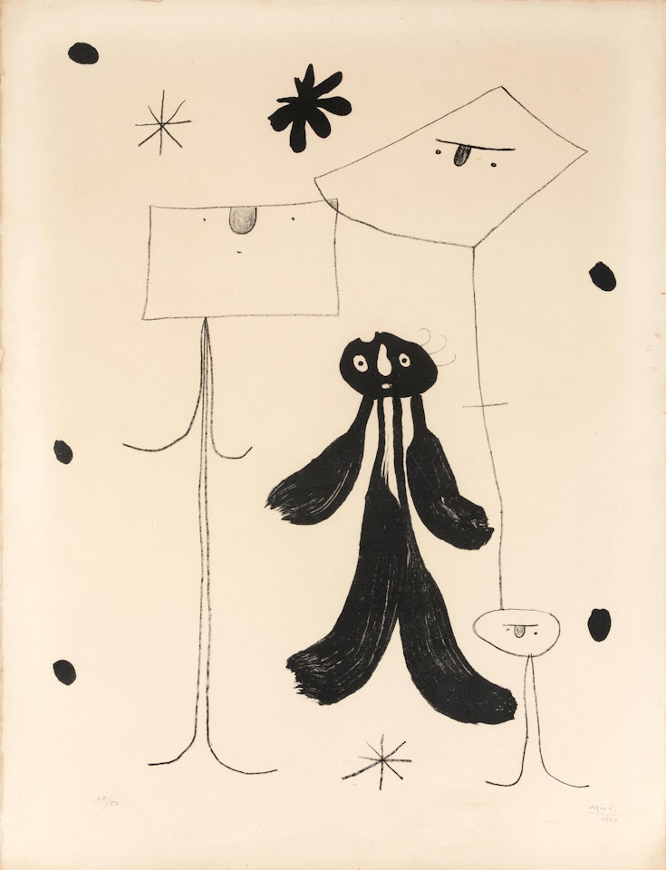 Les Hommes by Joan Miró