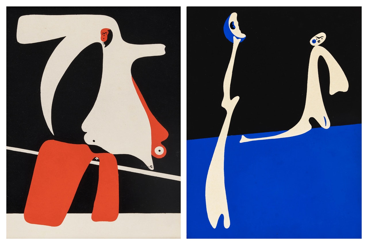 Cahiers d'Art Nos I-IV (2 works) by Joan Miró