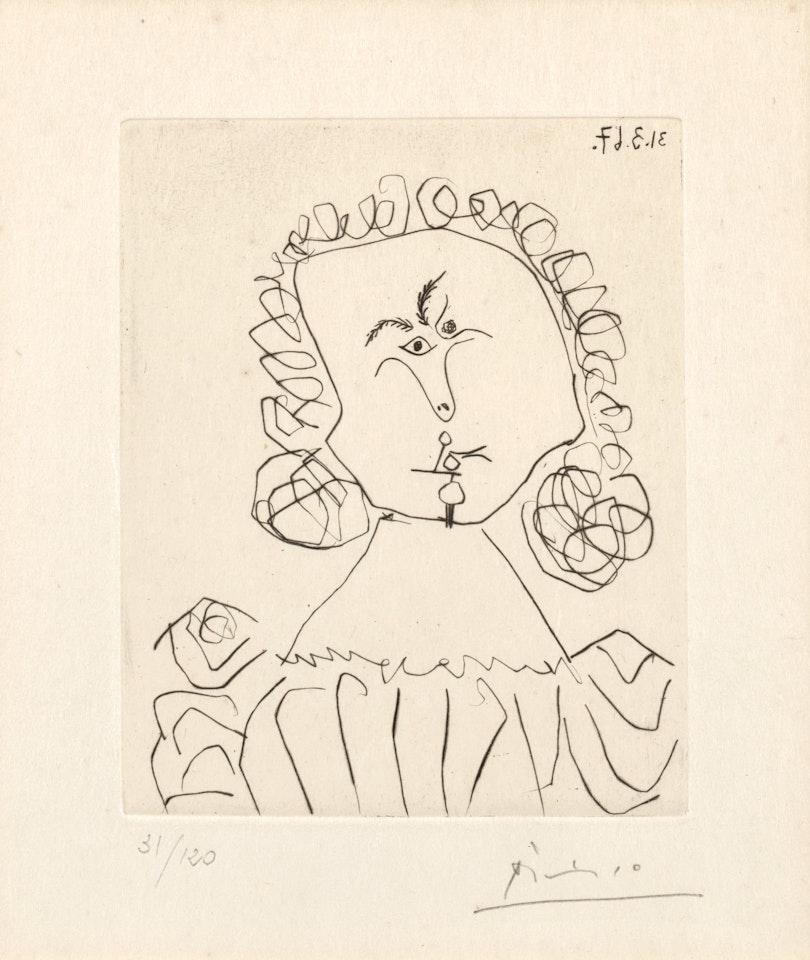 Mousquetaire, from Doble ensayo sobre Picasso by Pablo Picasso