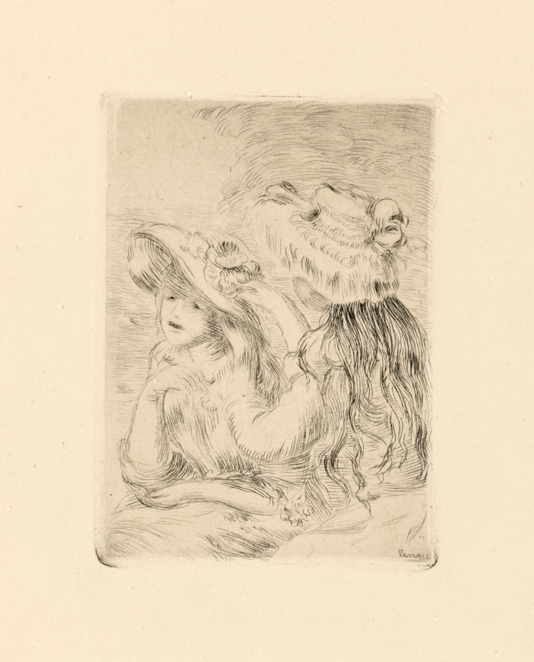 Le Chapeau épinglé, First Plate by Pierre-Auguste Renoir