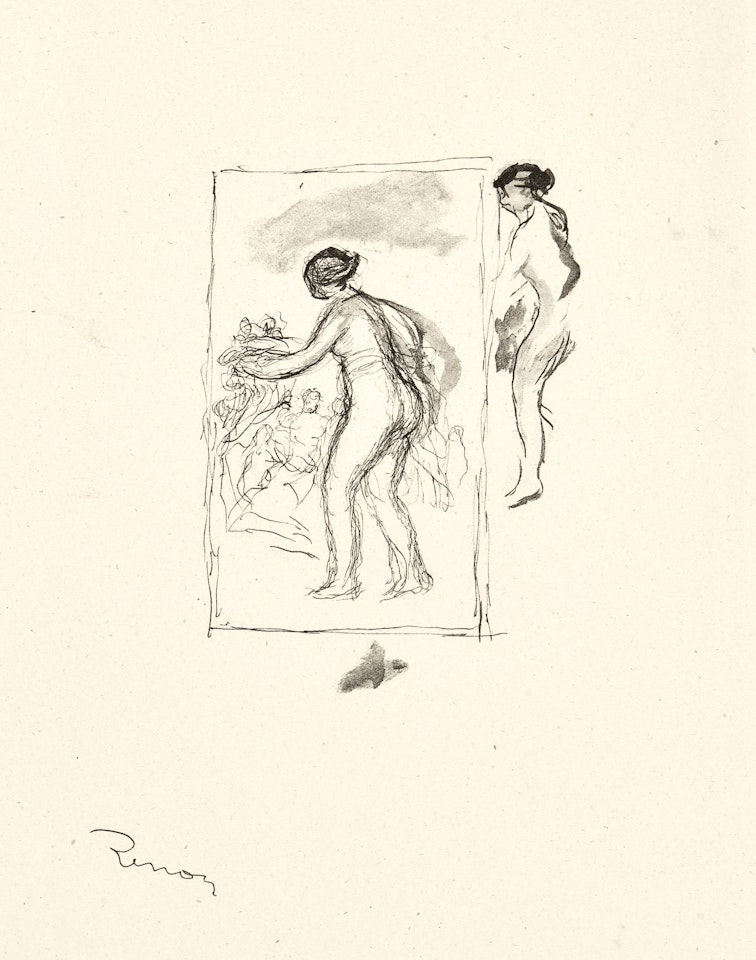 Lithograph on wove paper, with signature in the stone, from the total edition of 1000 (50 were on Japan paper), published/printed by Ambroise Vollard/Auguste Clot, Paris, 1919, with margins. by Pierre-Auguste Renoir