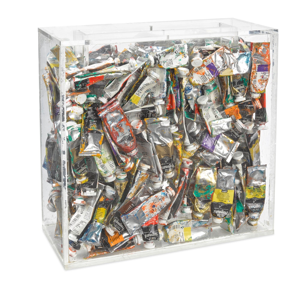 Poubelle de Tubes de Peinture by Arman