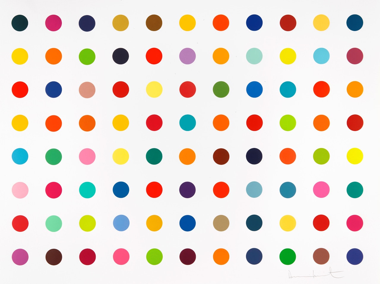 M-Fluorobenzoyl Chloride by Damien Hirst