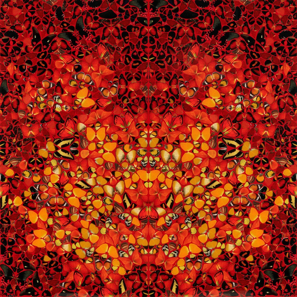 Fire, from The Elements by Damien Hirst