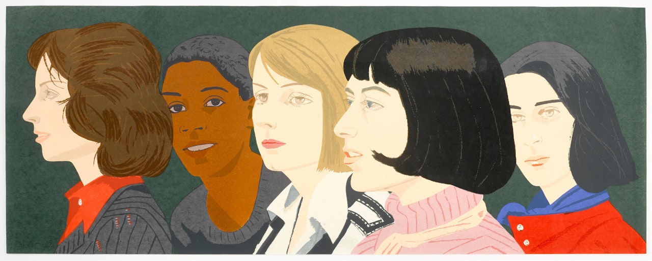 Five Women by Alex Katz