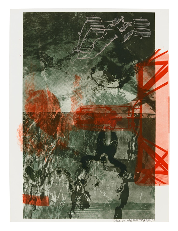 Bait, from Stoned Moon Series by Robert Rauschenberg