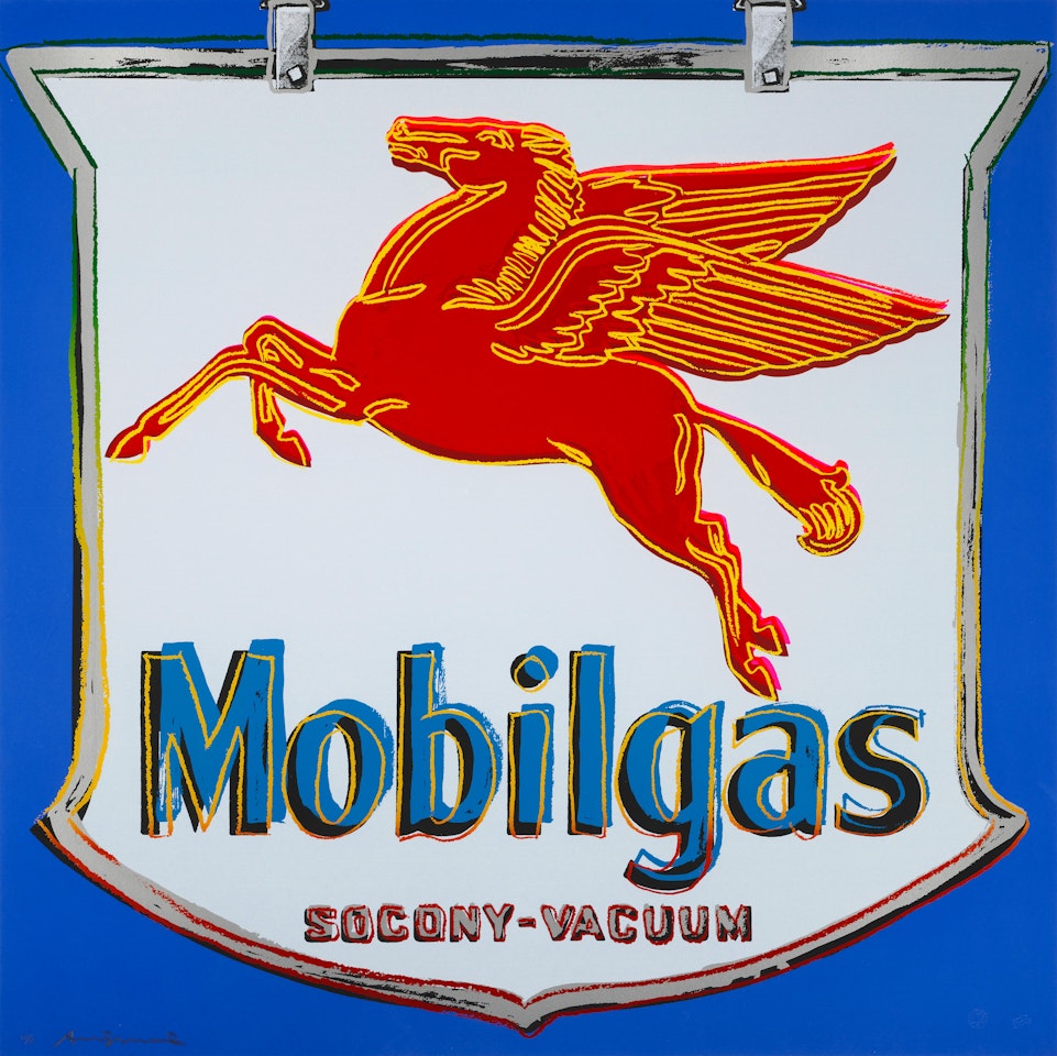 Mobil, from Ads by Andy Warhol