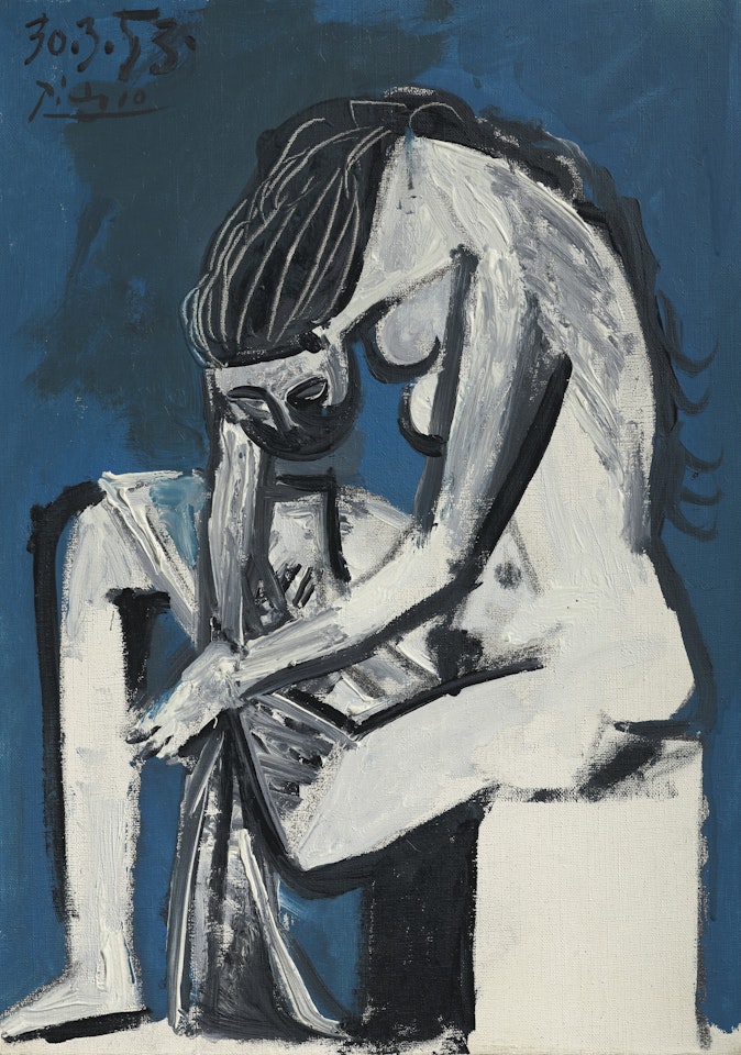 Femme s'essuyant les pieds (Françoise) by Pablo Picasso