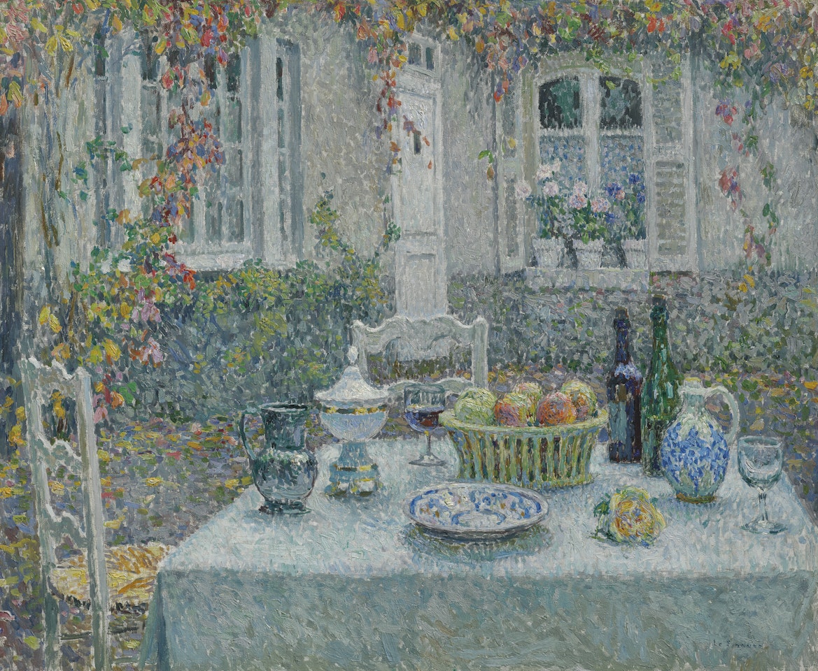 La petite table by Henri Le Sidaner