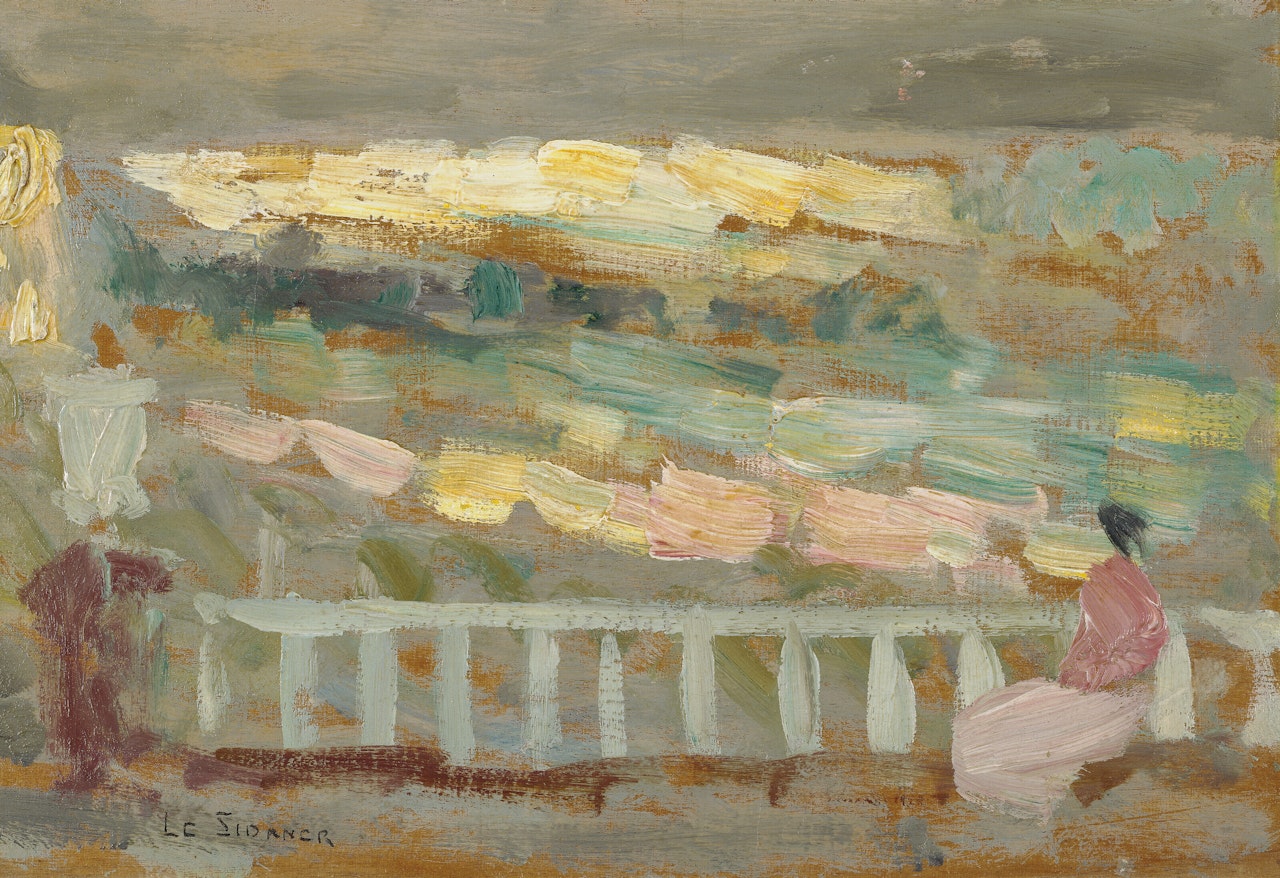 Terrasse à Gerberoy by Henri Le Sidaner
