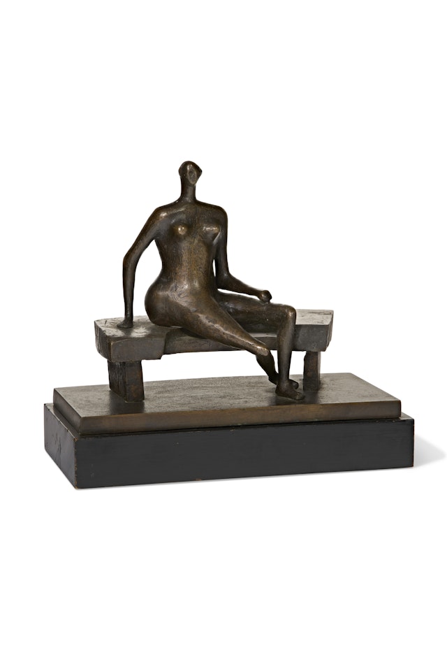 Seated Woman with Crossed Feet by Henry Moore