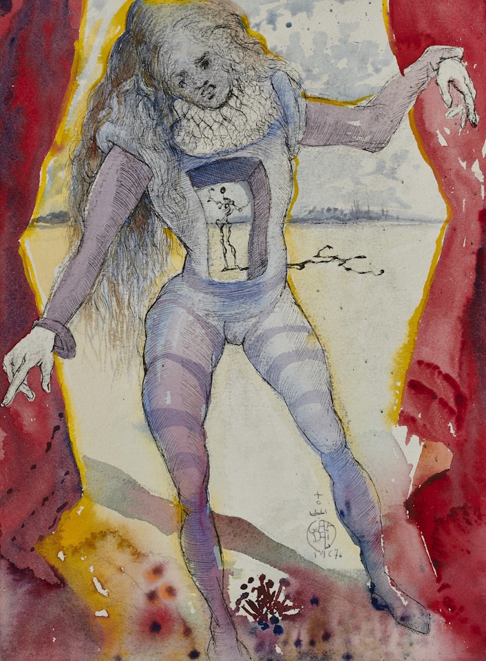To be or not to be (Hamlet; Acte III, scène 1) by Salvador Dali