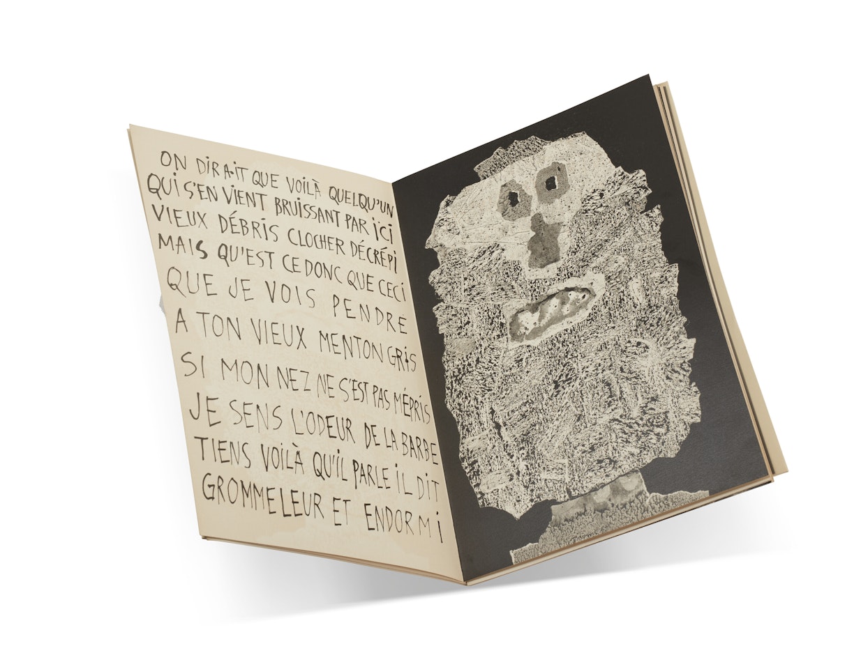 La Fleur de barbe by Jean Dubuffet