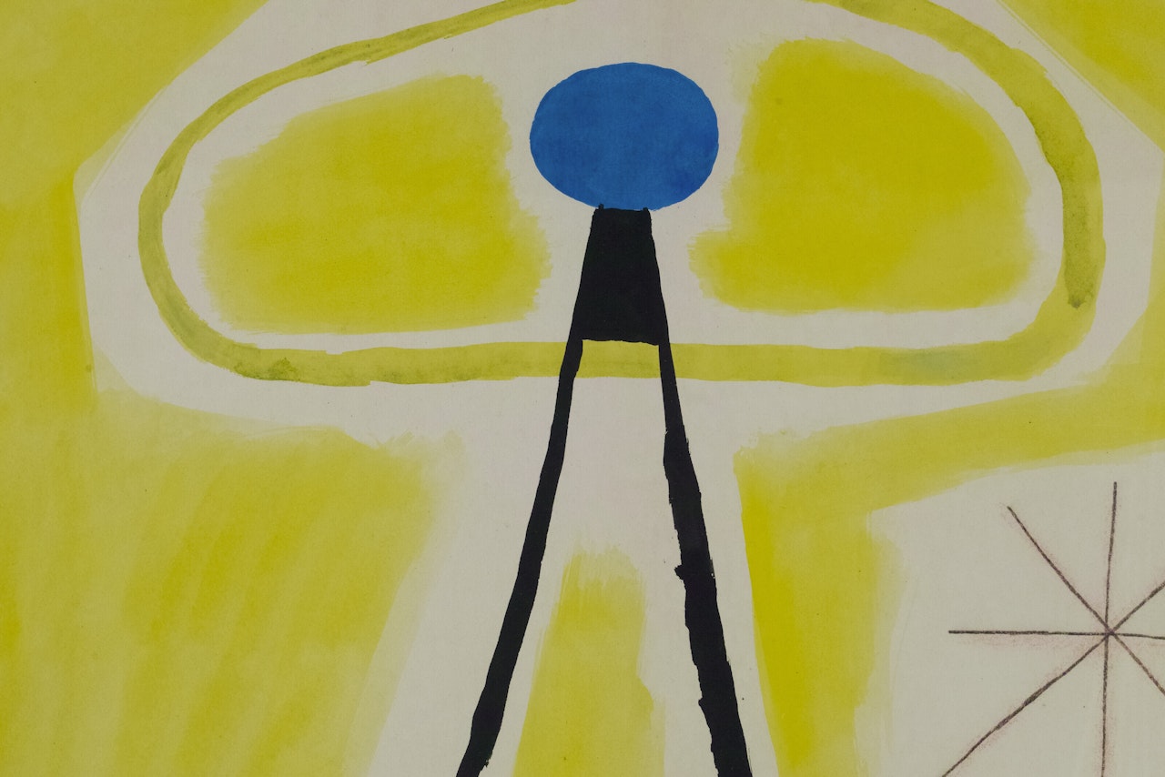 Femme, étoile by Joan Miró