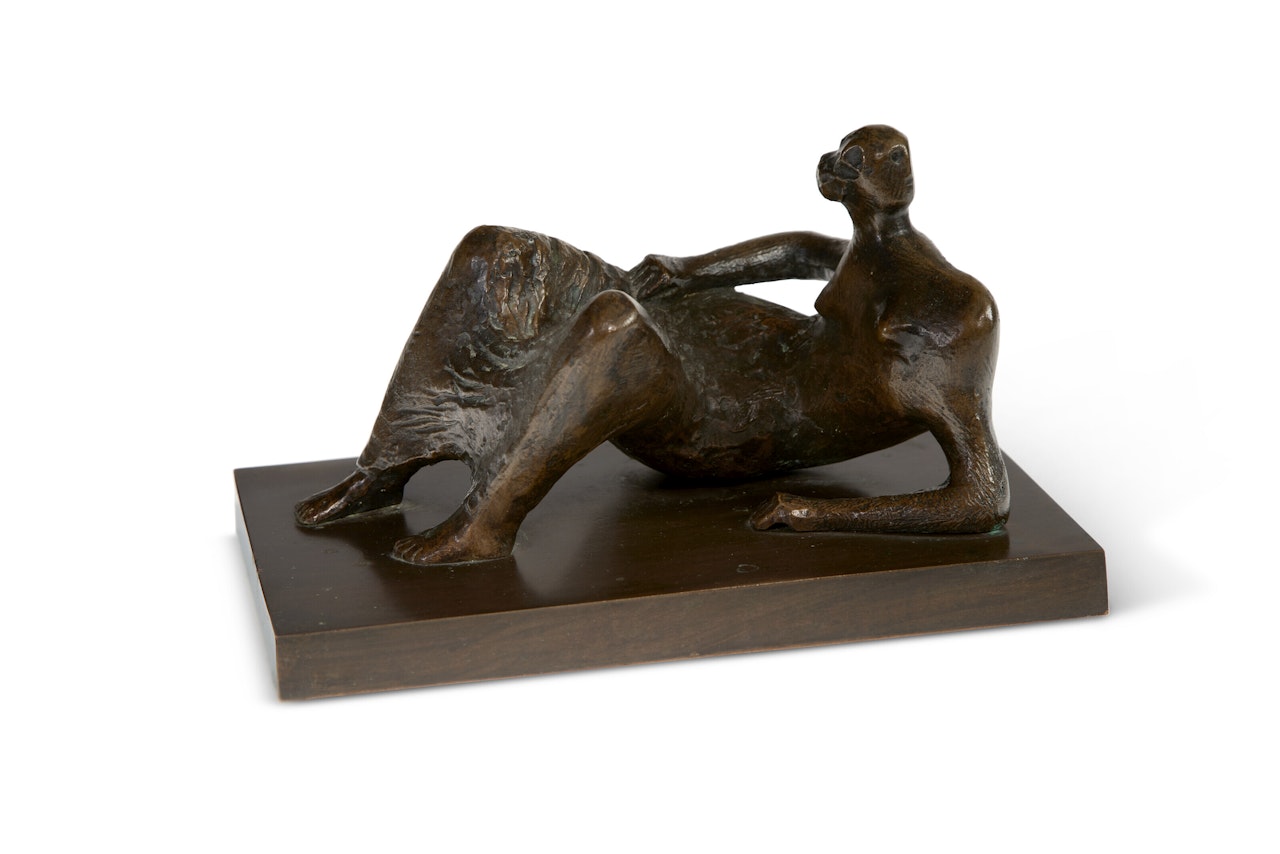 Maquette for Reclining Figure: Angles by Henry Moore