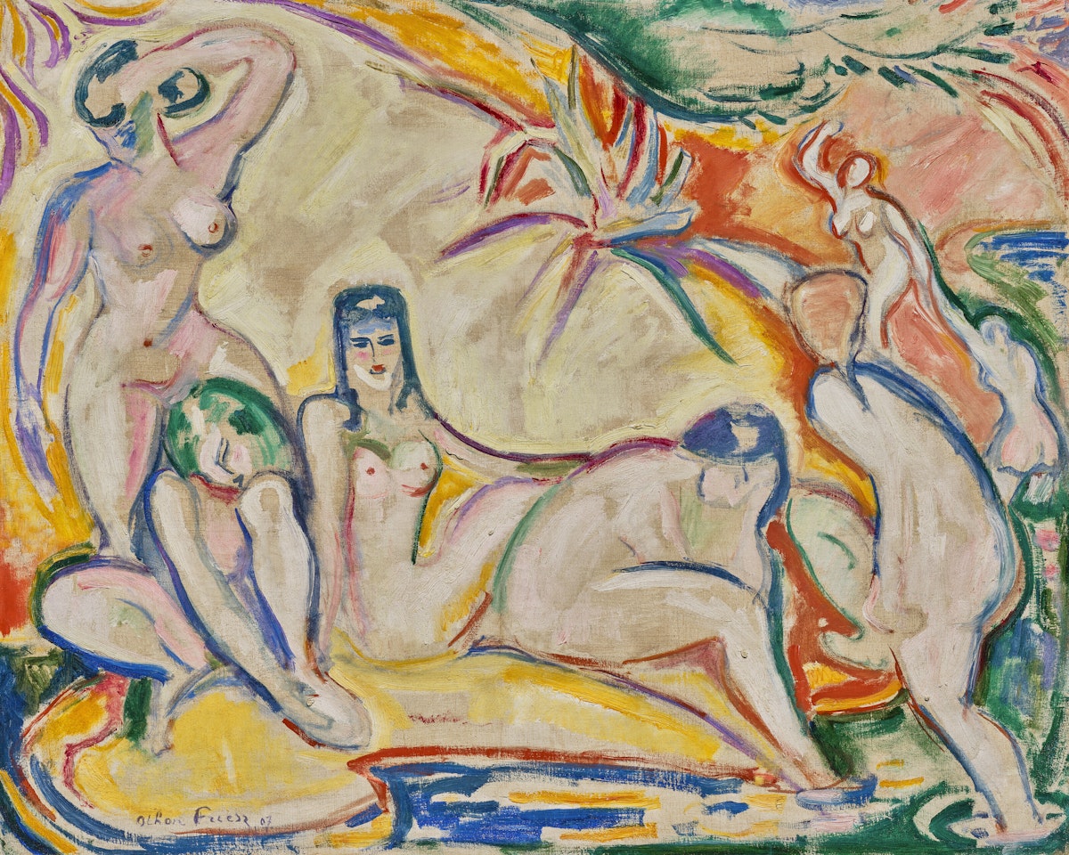 Les baigneuses by Othon Friesz