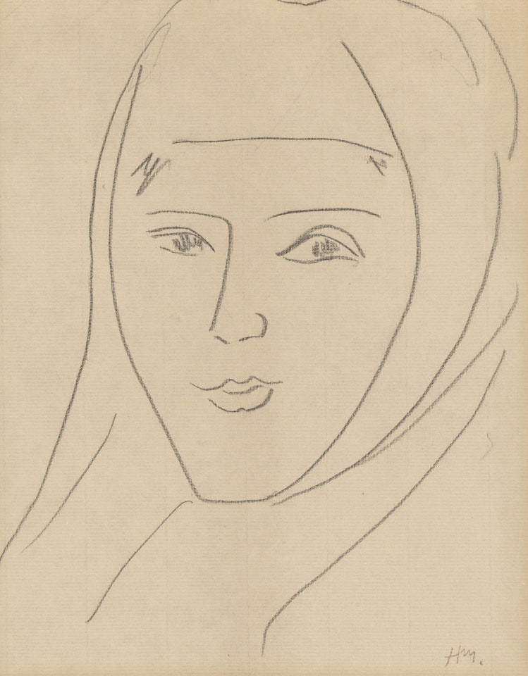 La femme au voile, Doucia by Henri Matisse