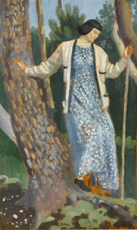 Dorelia Among the Pines by Augustus Edwin John