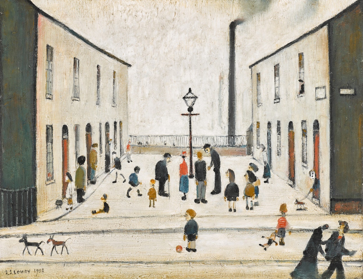 Street in Salford by Laurence Stephen Lowry