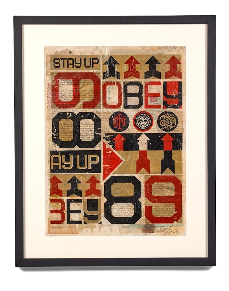 Rise Above Arrows Pattern by Shepard Fairey