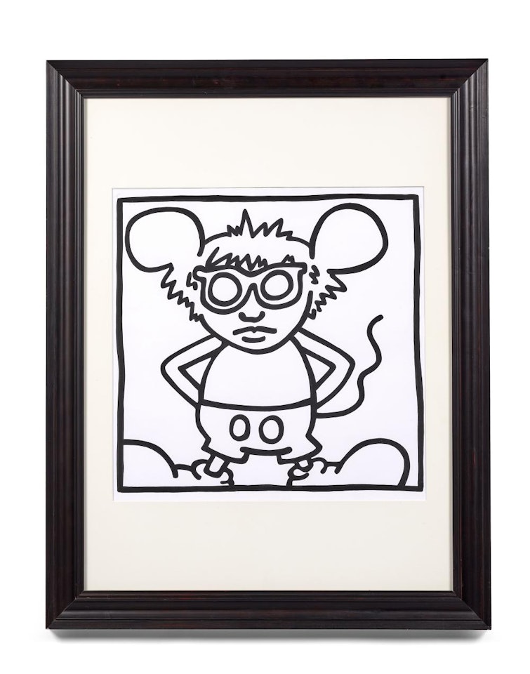 Andy Mouse by Keith Haring