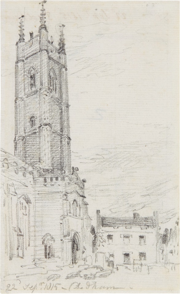 Dedham Church, Suffolk by John Constable
