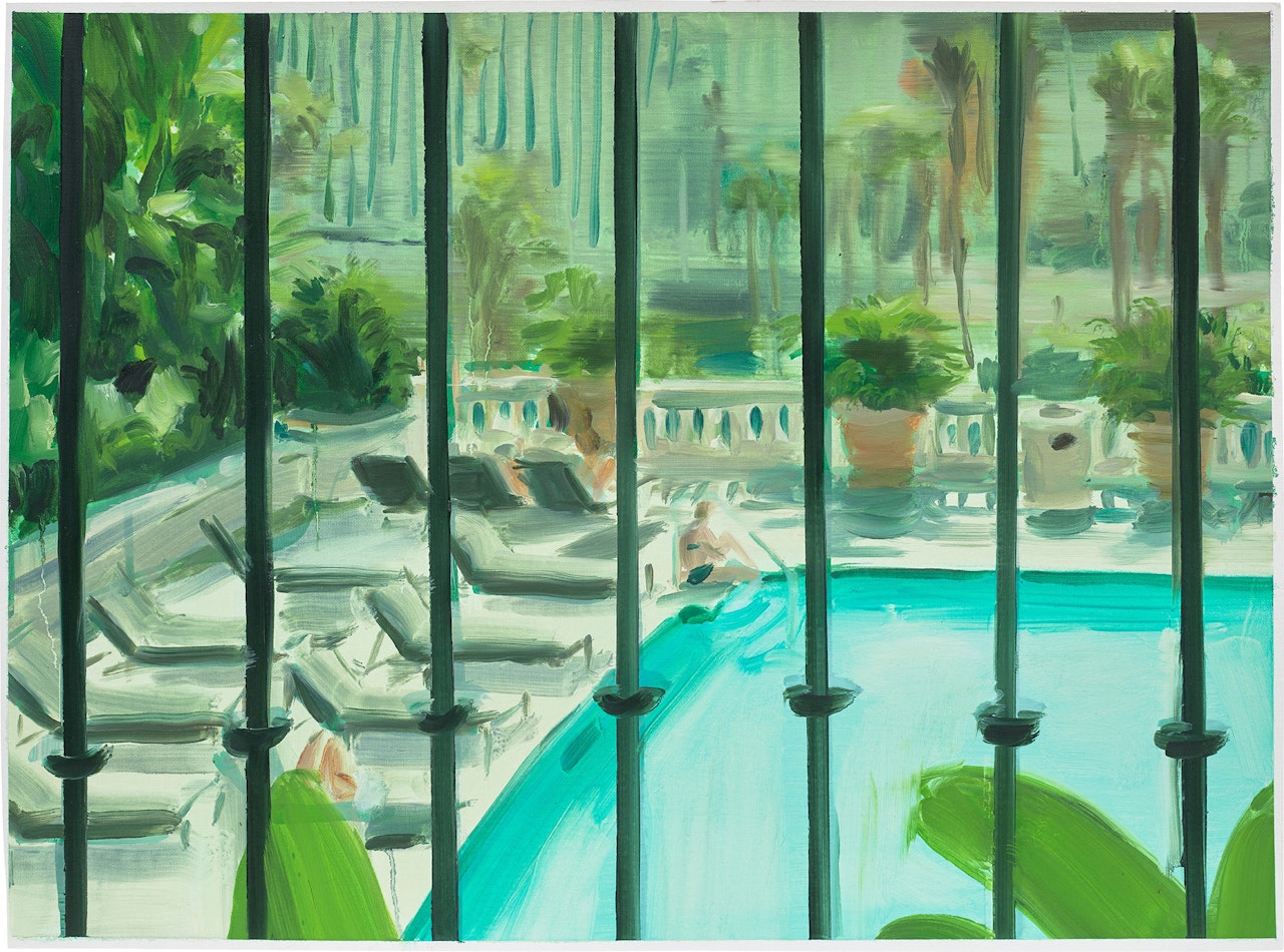 Study for Pool Views by Caroline Walker