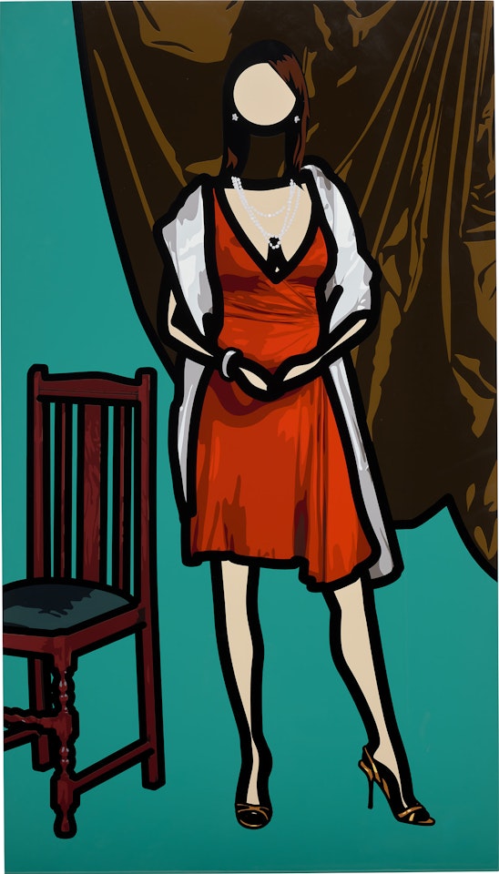 At the Studio with Ika 2 by Julian Opie