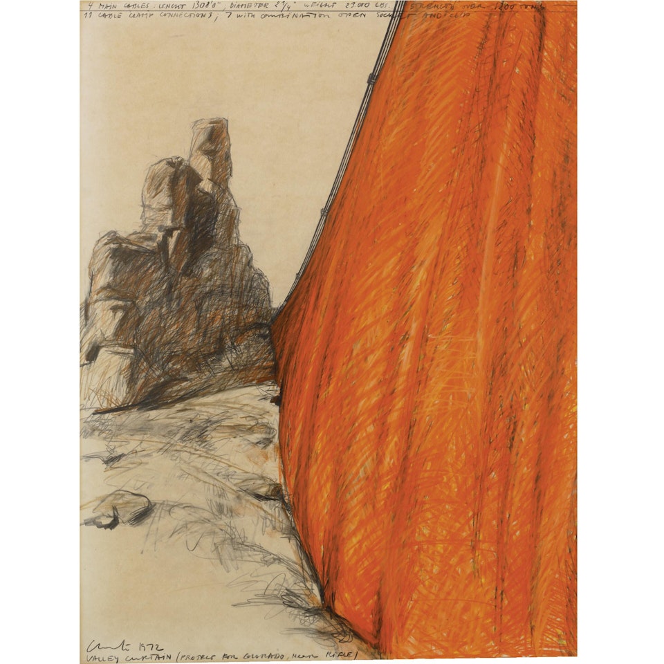 Valley Curtain by Christo