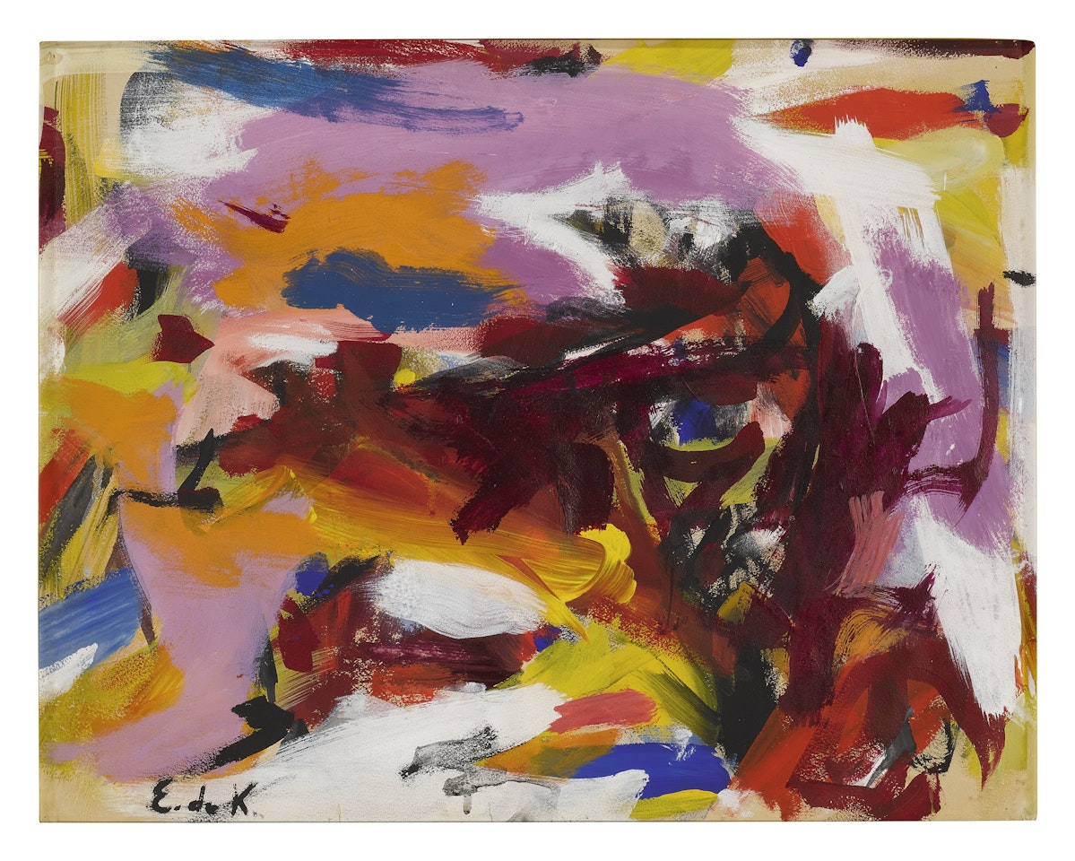 Bull Abstraction by Elaine de Kooning