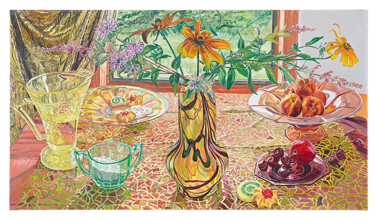 Vase Before a Window by Janet Fish