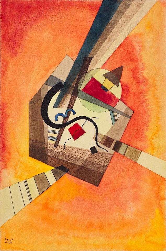 Strich Zentraler (Central Line) by Wassily Kandinsky