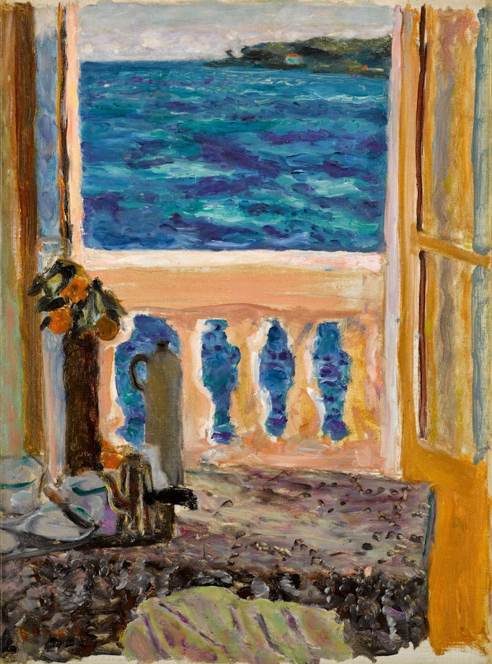 Fenêtre ouverte sur la mer by Pierre Bonnard