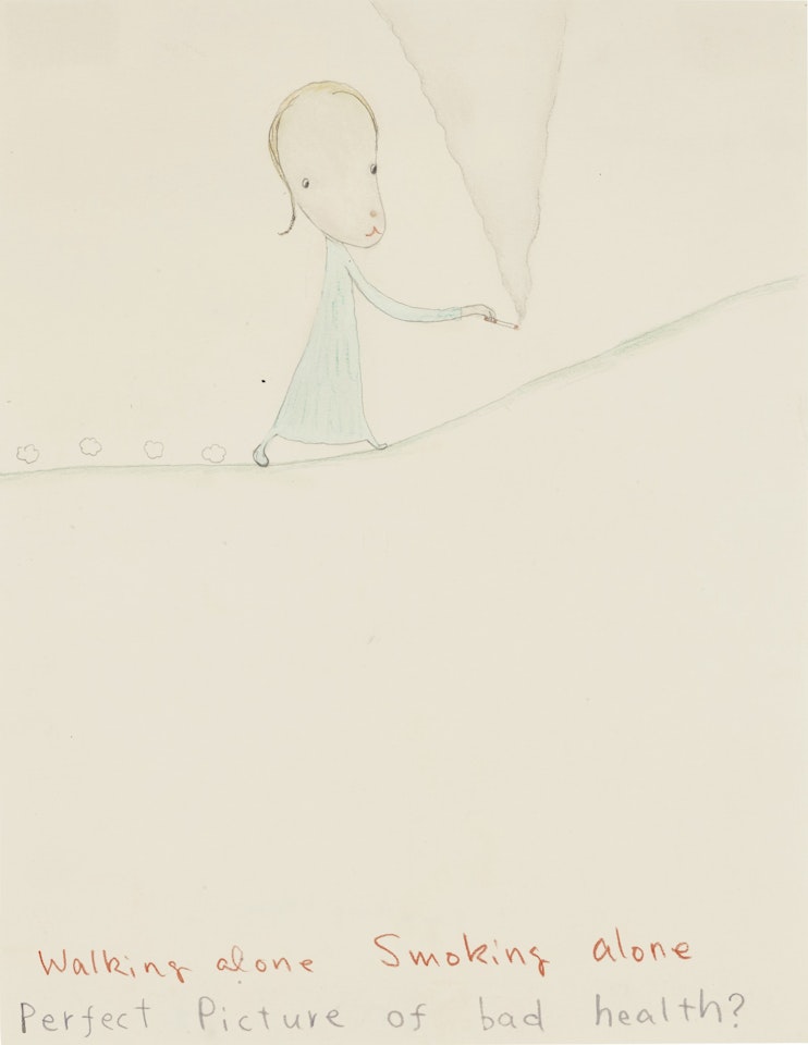 Untitled (Perfect Picture of Bad Health) by Yoshitomo Nara
