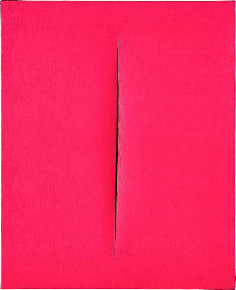 Concetto Spaziale, Attesa by Lucio Fontana